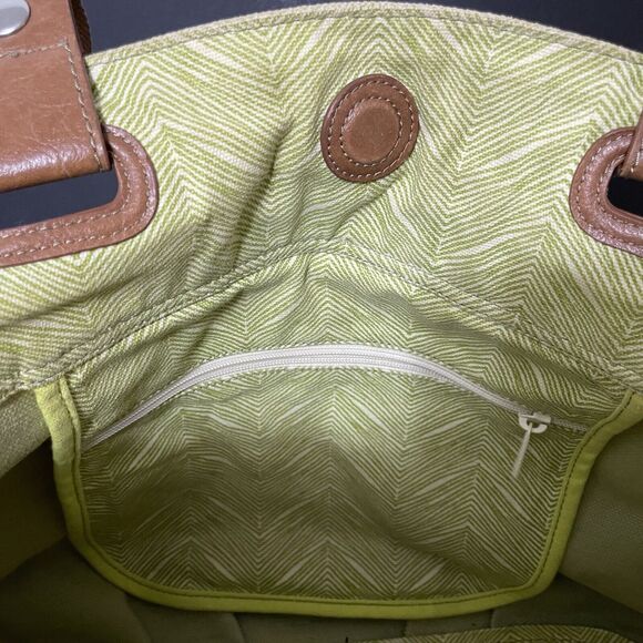 Key-Per Fossil Hand Bag Purse With Compartments Mint - Picture 13 of 14